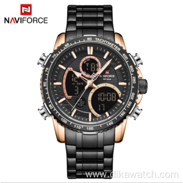 NAVIFORCE 9182 Dual Display Fashion Multifunctional Watch